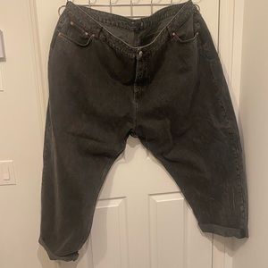 ASOS Black Mom Jeans 24W